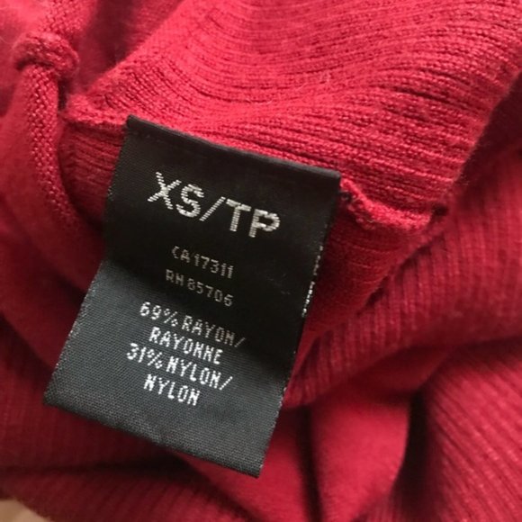 Burgundy Buffalo by David Bitton Sweater Dress XS - Picture 5 of 5